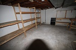 Storage with washer and dryer hookups