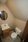 1/2 bathroom upstairs