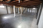 Full unfinished basement with washer and dryer hookups